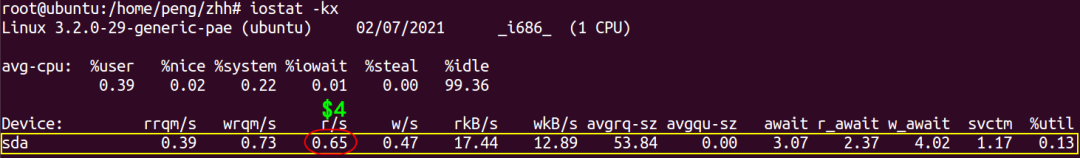 一键获取linux内存、cpu、磁盘IO等信息脚本编写，及其原理详解