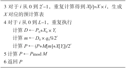 一种适用于FPGA实现的Montgomery模乘设计方法