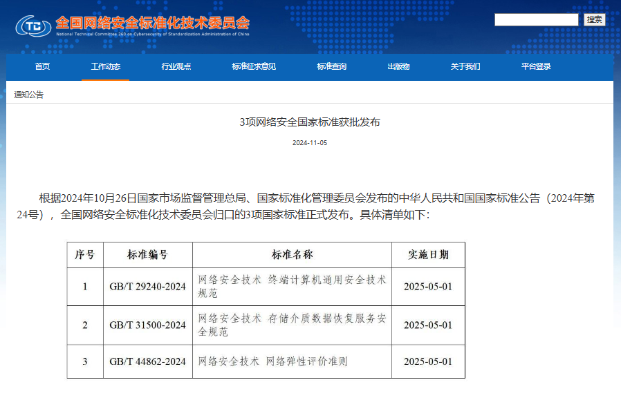 【壹周快报】3项网络安全国家标准发布；因网络安全事件，美知名芯片厂商损失超1.5亿元