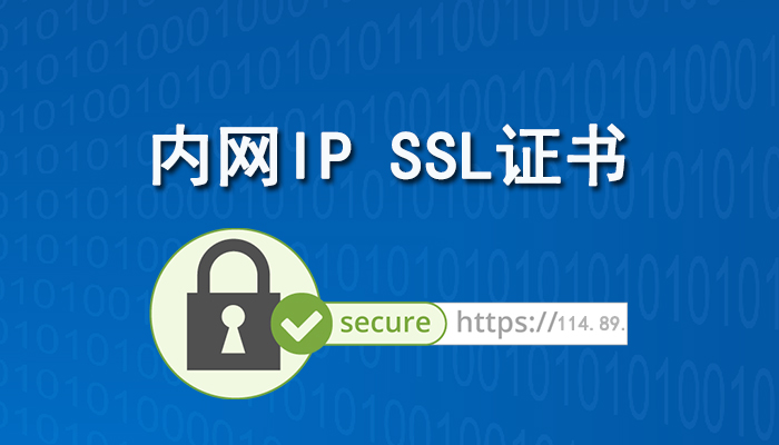 内网IP SSL证书是怎么申请的?